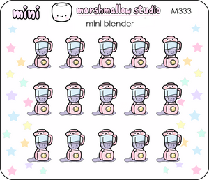 BLENDER - MINI PLANNER STICKERS - M333 - Marshmallow Studio