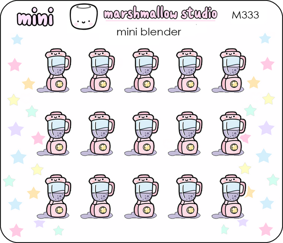 BLENDER - MINI PLANNER STICKERS - M333 - Marshmallow Studio