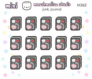 MINI STICKERS - JUNK JOURNAL - M362 - Marshmallow Studio