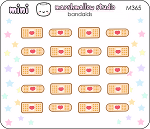 MINI STICKERS - BANDAIDS - M365 - Marshmallow Studio