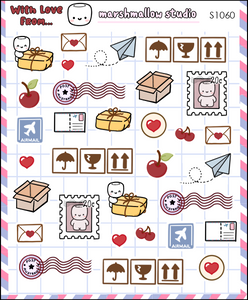 DECORATIVE MONTH STICKERS - PLANNER STICKERS - S661