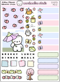 MALLOW PLANNER / HOBO COUSIN - WEEKLY KIT - SPRING 2025 - PLANNER STICKERS - (2 PG) S1073 - Marshmallow Studio