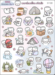 COCOA SAMPLER NO.4 - PLANNER STICKERS - S1122