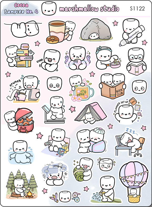 COCOA SAMPLER NO.4 - PLANNER STICKERS - S1122