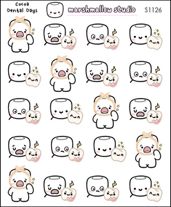 COCOA DENTAL DAYS - PLANNER STICKERS - S1126