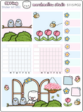 STICKER KIT - SPRING 2026 (HOBO COUSIN + A5) - (2 PG) S115 - Marshmallow Studio