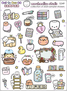 2024 OCT TO DECEMBER - PLANNER STICKERS - S249 - Marshmallow Studio