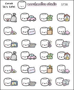 IT'S LIFE! - PLANNER STICKERS - S738 - Marshmallow Studio