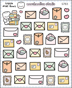 MEDLEY OF MAIL - PLANNER STICKERS - S783 - Marshmallow Studio