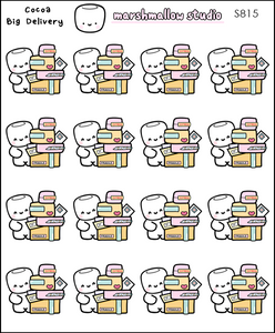 BIG DELIVERY! - PLANNER STICKERS - S815 - Marshmallow Studio