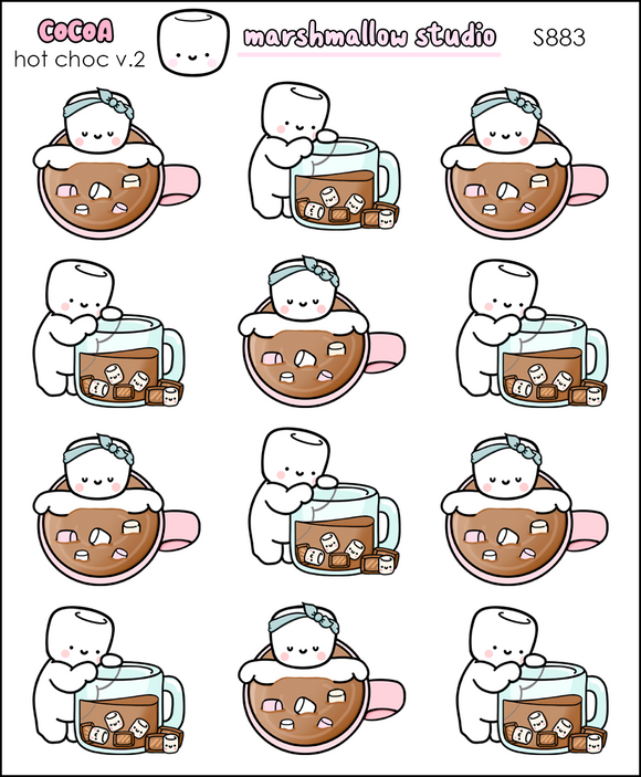 COCOA - HOT CHOC V.2 - PLANNER STICKERS - S883