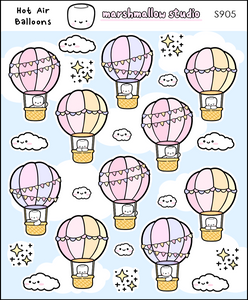 UP & AWAY - PLANNER STICKERS - S905 - Marshmallow Studio