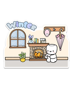 DIGITAL DOWNLOAD - WINTER WITH COCOA - Marshmallow Studio