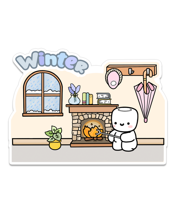DIGITAL DOWNLOAD - WINTER WITH COCOA - Marshmallow Studio
