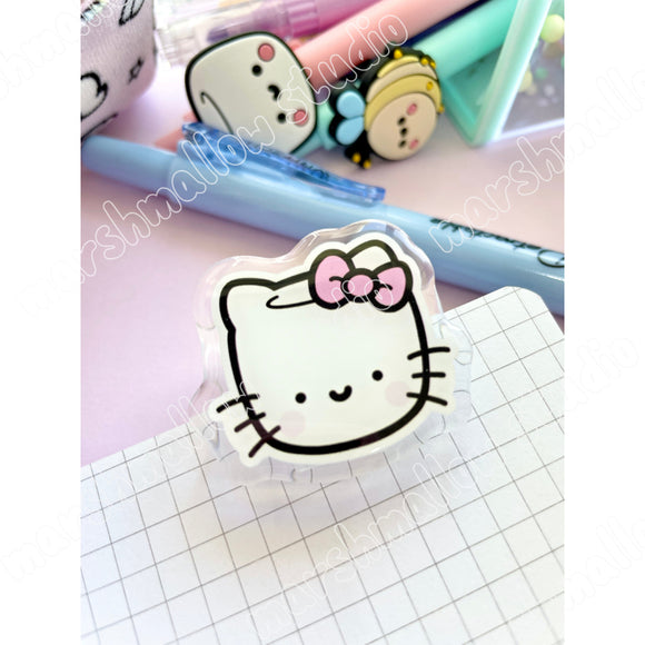 ACRYLIC PAGE CLIP - HELLO COCOA - LIMITED EDITION - Marshmallow Studio