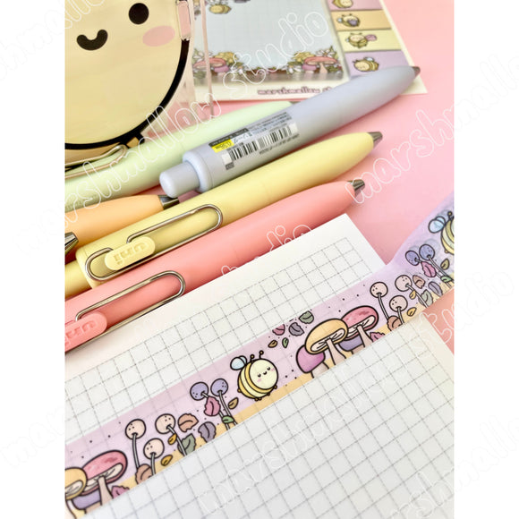 Autumn (Fall) Chubby Bee - 15Mm Washi Tape Limited Edition