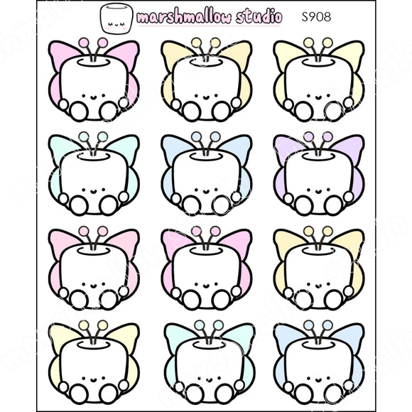 COCOA BUTTERFLY - PLANNER STICKERS - S908 - Marshmallow Studio