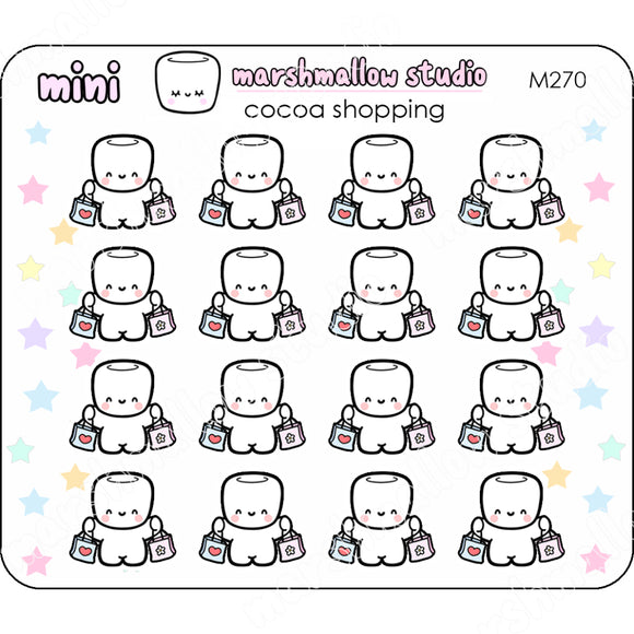 Cocoa Shopping - Mini Stickers Planner M270 New Releases