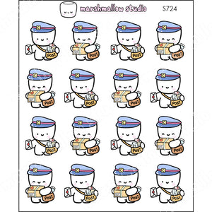 COCOA - THE POSTIE - PLANNER STICKERS - S724 - Marshmallow Studio