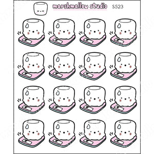 COCOA - WEIGHT FATE - PLANNER STICKERS - S523 - Marshmallow Studio