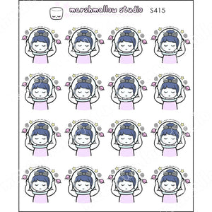 DEBBIE DOWNER - I NEED SPACE - PLANNER STICKERS - S415 - Marshmallow Studio