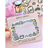 DECORATIVE STICKY NOTES - NAMEPLATE - LIMITED EDITION - Marshmallow Studio