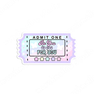 DIGITAL DOWNLOAD - BE YOU TICKET STUB - Marshmallow Studio