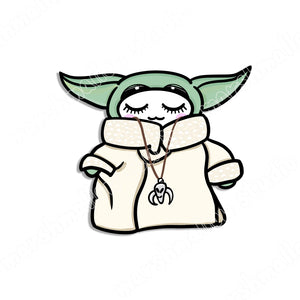 DIGITAL DOWNLOAD - COCOA BABY YODA - Marshmallow Studio