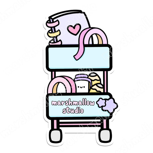 DIGITAL DOWNLOAD - PLANNER CART - Marshmallow Studio