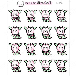 DRAGONFRUIT - PLANNER STICKERS - S906 - Marshmallow Studio