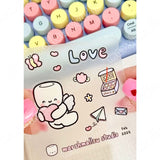 FEBRUARY 2024 CLEAR STICKER SAMPLER - LIMITED EDITION - Marshmallow Studio