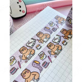 FRECKLE BEAR PLANNING - 15mm FOILED WASHI TAPE - *ADVENT DAY 4* - Marshmallow Studio