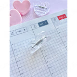 HEART PAGE CLIPS - 2 COLOUR OPTIONS - Marshmallow Studio