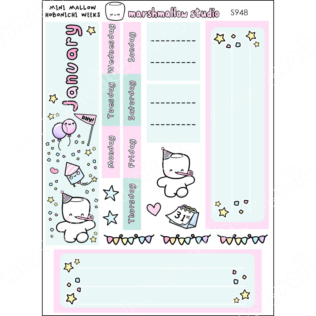 MONTHLY STICKER KITS