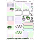 JOURNAL KIT - PLANTS - PLANNER STICKERS - J002 - Marshmallow Studio