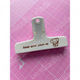 LARGE KAWAII BINDER CLIP - 3 COLOUR OPTIONS - Marshmallow Studio