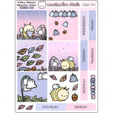 MALLOW PLANNER / HOBONICHI COUSIN - WEEKLY KIT - PLANNER STICKERS - S558 (2 PGS) - Marshmallow Studio