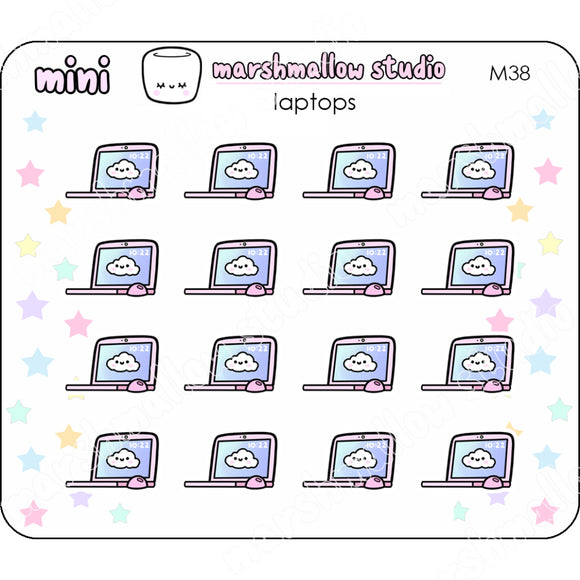 Mini Laptop - Planner Stickers M38 New Releases