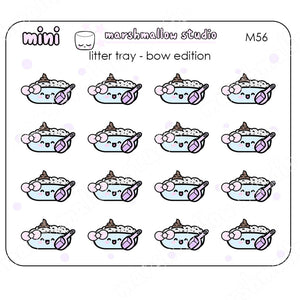 MINI LITTER TRAY - MINI PLANNER STICKERS - M56 - Marshmallow Studio