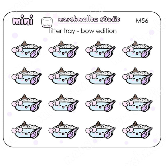 MINI LITTER TRAY - MINI PLANNER STICKERS - M56 - Marshmallow Studio