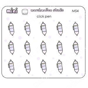 MINI PEN - MINI PLANNER STICKERS - M54 - Marshmallow Studio