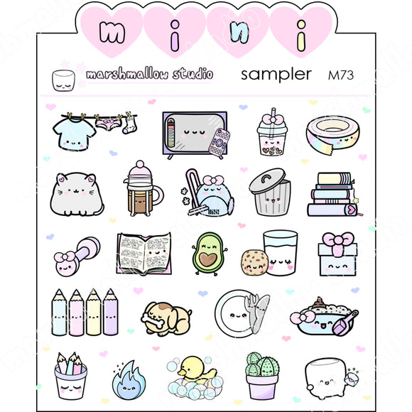 Sticker Studio Mini MINI STICKER SAMPLER - PLANNER STICKERS - M73