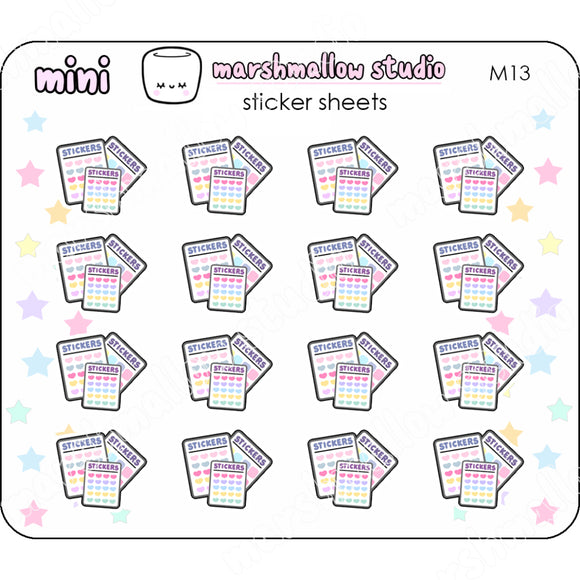 Mini Sticker Sheets! - Planner Stickers M13 New Releases