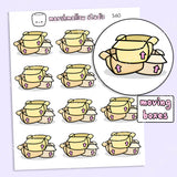 MOVING / EMPTY BOXES - PLANNER STICKERS - S60 - Marshmallow Studio