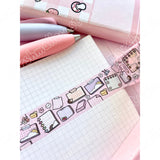 NOTE STASH (PINK) - 20mm WASHI TAPE - LIMITED EDITION - Marshmallow Studio