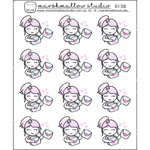 SHEILA SUGAR - HAPPY MAIL - PLANNER STICKERS S138 - Marshmallow Studio