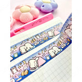 STATIONERY DREAMS (WITH COCOA) - FOILED WASHI TAPE - LIMITED EDITION - Marshmallow Studio