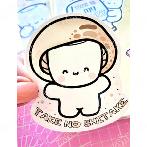 STICKER FLAKE - COCOA TAKE NO SHITAKE! - F253 - Marshmallow Studio