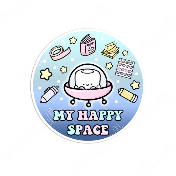 STICKER FLAKE - MY HAPPY SPACE - F182 - Marshmallow Studio