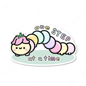 STICKER FLAKE - ONE STEP AT A TIME - F262 - Marshmallow Studio